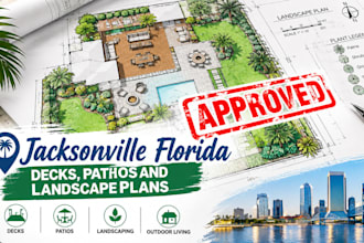 design jacksonville florida decks, patios and landscape plans