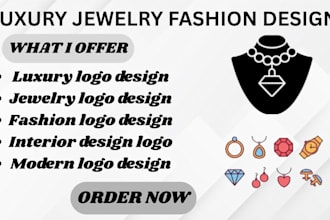 design luxury jewelry fashion interior modern boho high end logo brand identity