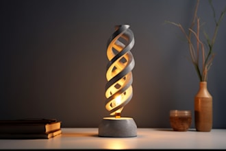 design custom 3d printed lamps from your sketches or ideas