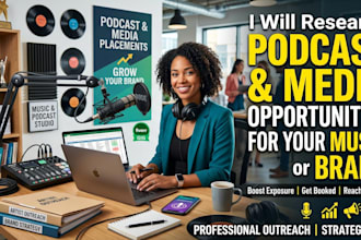 research podcasts and media opportunities for your music or brand