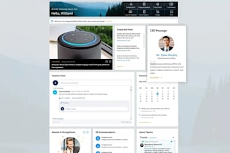 design sharepoint intranet portal and microsoft 365