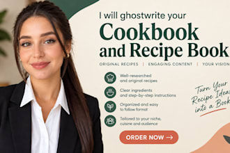 ghostwrite cookbook recipe book recipes and recipe content for KDP