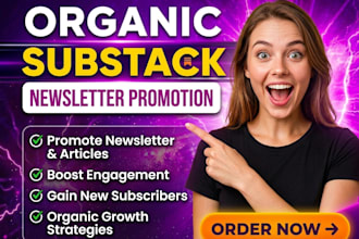 promote your substack newsletter, articles, to boost engagement and visibility