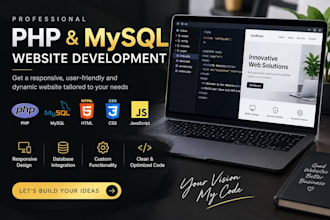 build a professional PHP mysql website or web application