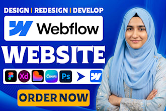 design, develop or redesign your webflow website as a webflow expert