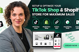 setup tiktok shop, shopify store setup, product sync, dropshipping, listing