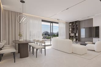 replan residential interior,internal layout render for modern apartment,3d villa