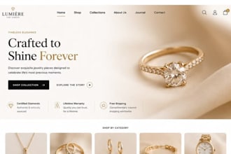 design squarespace jewelry boutique handmade fine jewelry designer store