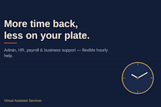 be your virtual assistant