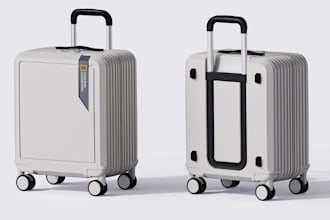 design cad smart luggage and travel bag product design with 3d model