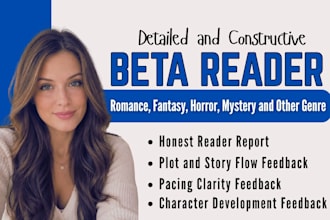 beta read, critique novel, romance beta reader, fantasy thriller beta reader