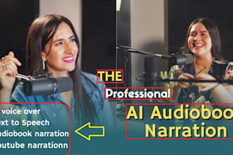 do your ai audiobook narrator for youtube videos on elevenlabs