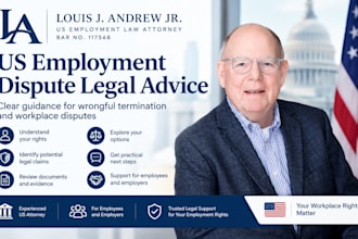 provide US employment law advice for wrongful termination and workplace disputes