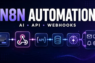 build or fix n8n workflows and API integrations