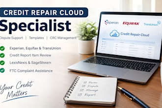 repair credit report using credit repair cloud