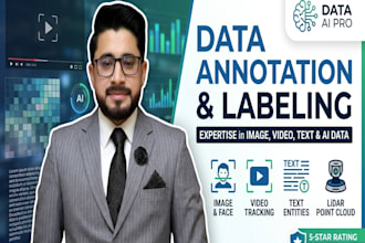data annotation, image video labeling, and dataset qa for ai models