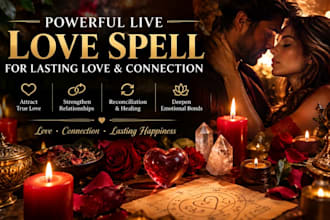 perform a powerful live love spell for lasting love and connection
