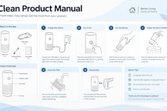 product instruction manual illustration, technical diagrams and product line art