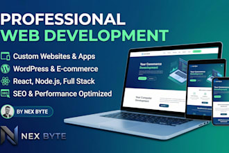 develop professional and branded websites for you