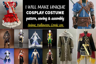 sew unique cosplay costume from scratch
