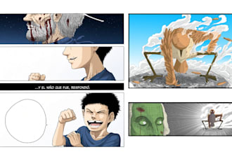 draw webtoon based on you scrip