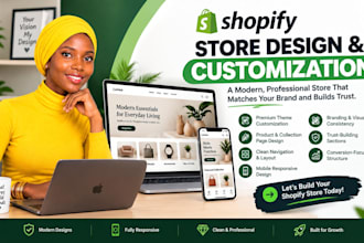 design and customize your shopify store with a premium theme
