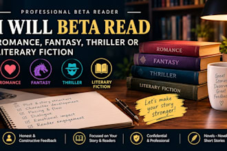beta read, romance fantasy beta reader literary fiction short story beta reader