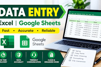 accurate data entry in excel and google sheets
