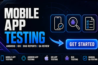 mobile app testing android app testing ios app testing bug testing QA testing