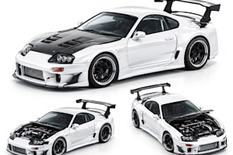 model custom car body kits automotive parts 3d printable stl customized vehicles
