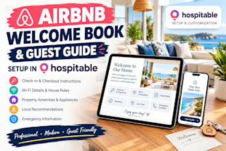 set up your airbnb welcome book and guest guide in hospitable