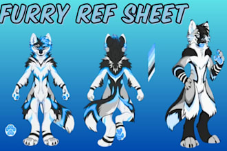 furry ref sheet furry art reference sheet anime ref sheet character design