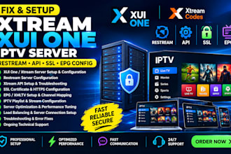 fix latest server xtream ui xui one restream API SSL epg configuration