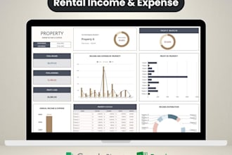 build a rental property income and expense tracker