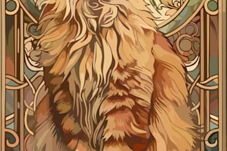 illustrations of magical cats