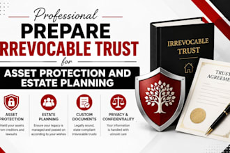 prepare irrevocable trust for asset protection and estate planning