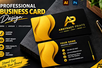 create modern business card and stationary design