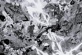 do comic book illustration graphic novel storyboard manga design