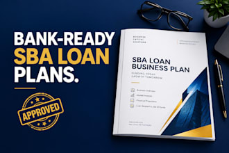 write an approved sba loan business plan and financial projection for banks fast