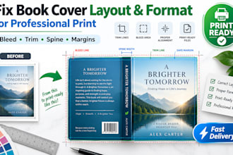 fix your book cover layout and format for print