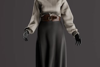 second life, 3d model, 3d design, 3d clothing, fashion design,rigging,3d garment
