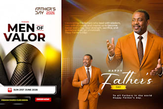 design professional church flyers, event flyers posters and bulletin design