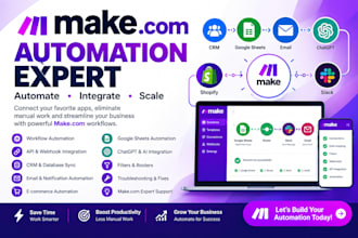 build make com automation workflows and integrations