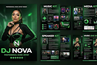 design artist epk, media kit, press kit, speaker kit