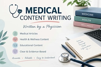 write high quality medical content by a physician