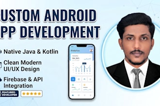 develop custom android app for any requirement