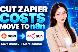 migrate zapier to n8n and optimize n8n automation workflows