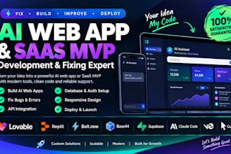 fix and build lovable ai replit bolt new base44 supabase saas mvp