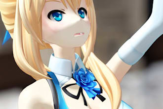 rig and animate 3d characters for mmd vroid warudo vrchat sfm vrm live2d vtuber