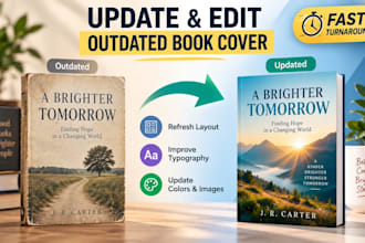 update and edit your outdated book cover